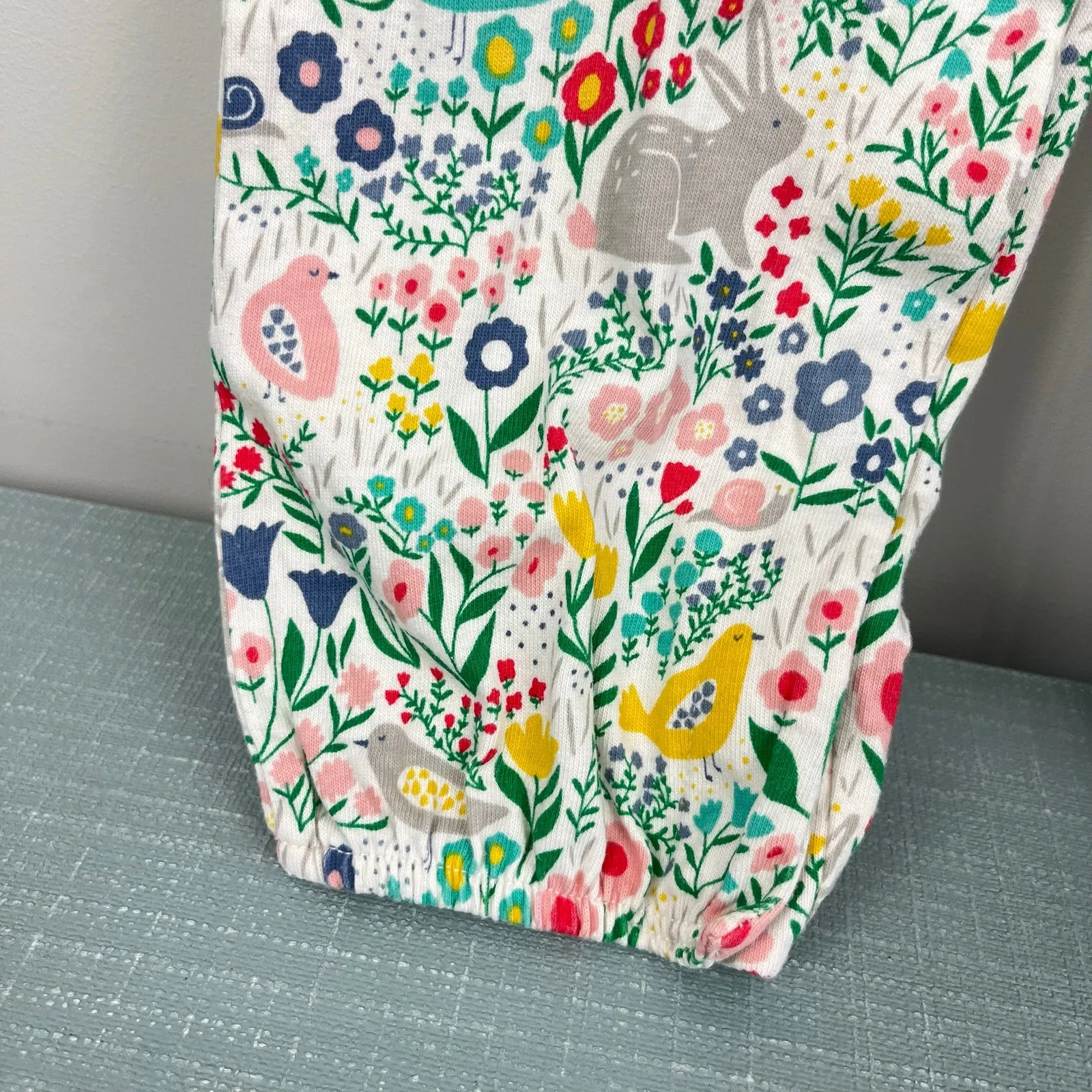 Exclusive Mini Boden Floral Forest Friends Dungarees 18-24 Months  Limited Release!