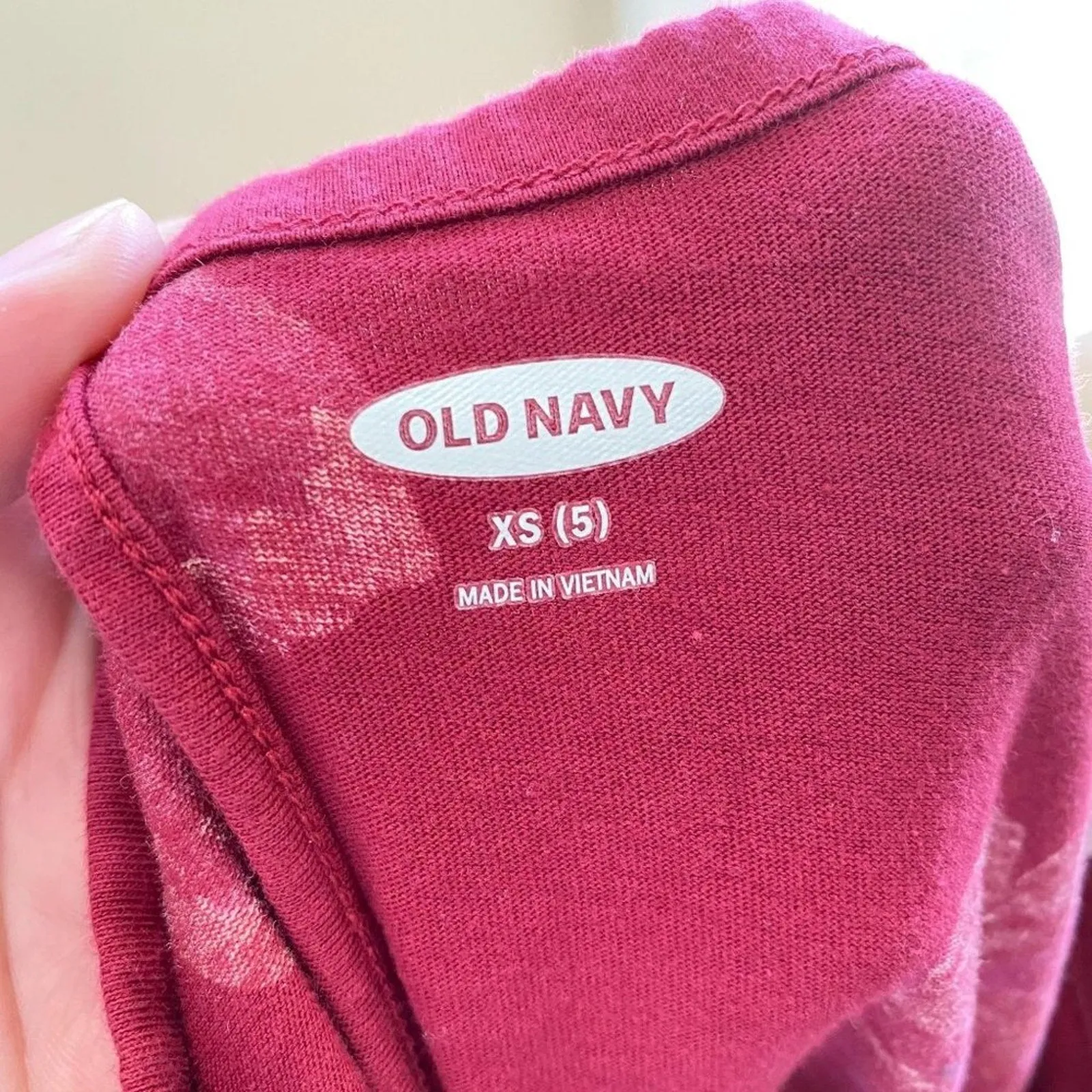 Exclusive Old Navy Girls Burgundy Flower Dress XS (5T)  Last Chance!