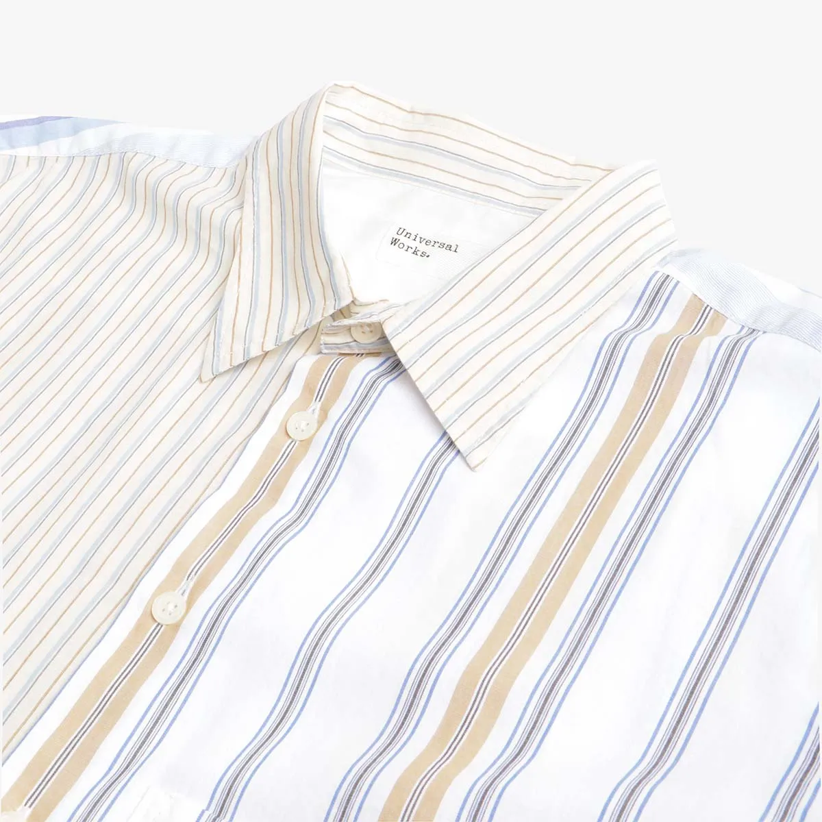 Exclusive Universal Works Panel Square Pocket Shirt  Last Few Pieces!