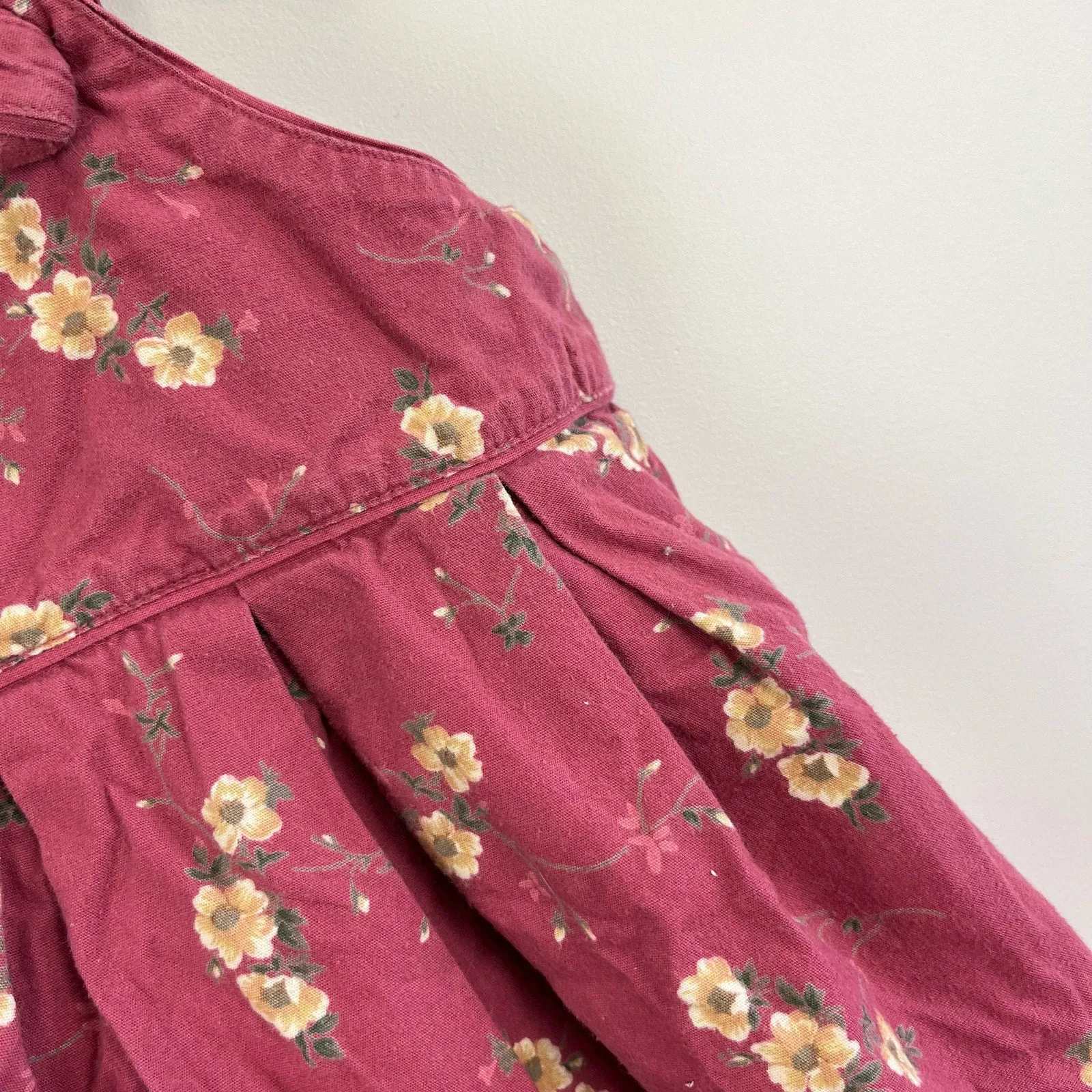 Exclusive Vintage Gap Pink Floral Dress XL (18-24 Months)  Ends Soon!