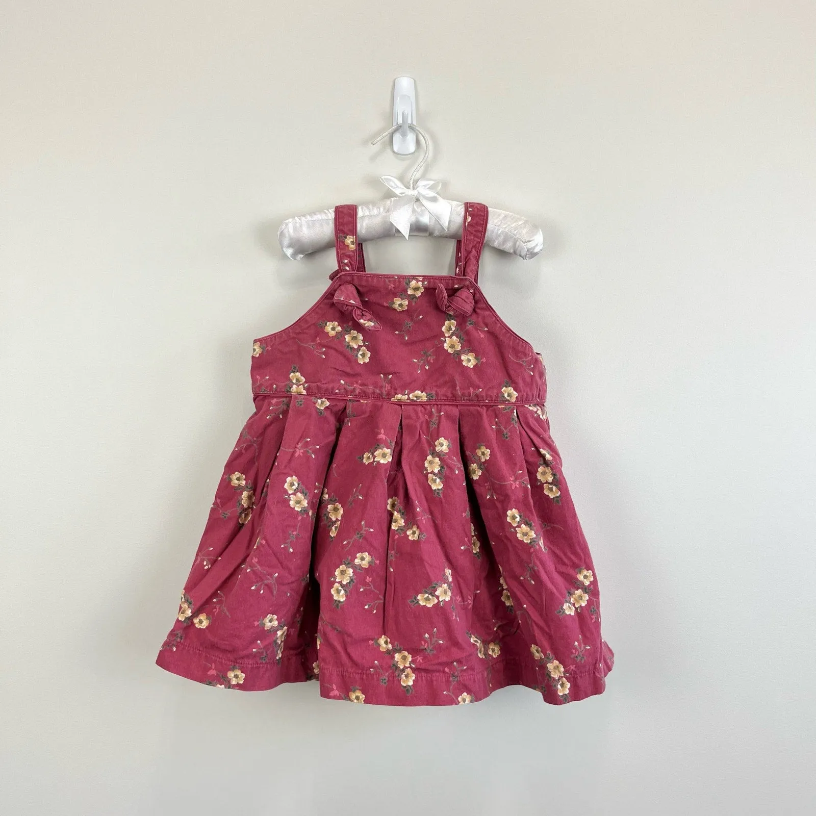 Exclusive Vintage Gap Pink Floral Dress XL (18-24 Months)  Ends Soon!