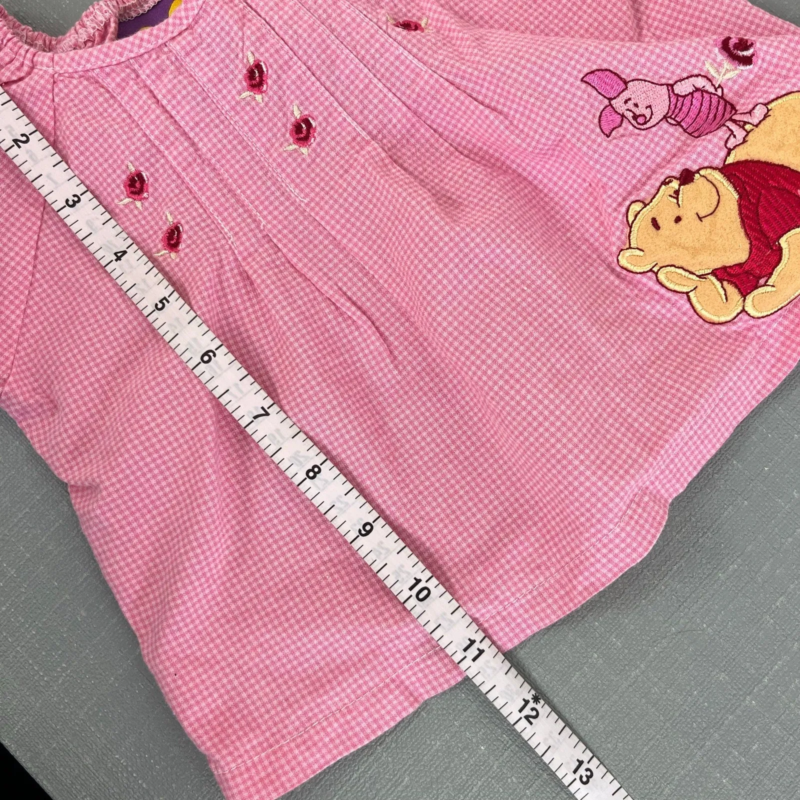 Exclusive Vintage Y2K Winnie the Pooh Pink Plaid Shirt 12 Months  Stylish & Comfortable