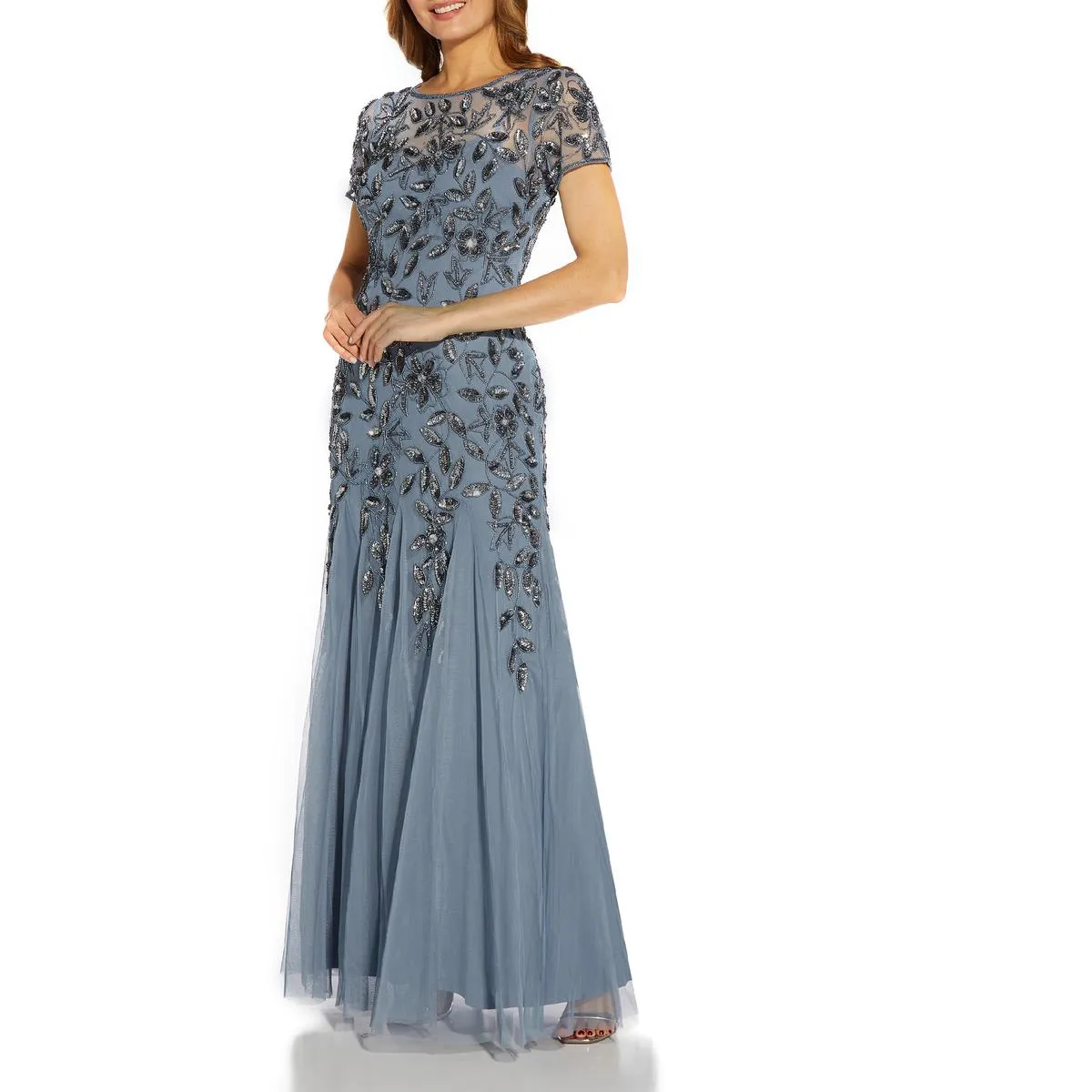 Exclusive Womens Embellished Maxi Evening Dress  Stylish & Comfortable