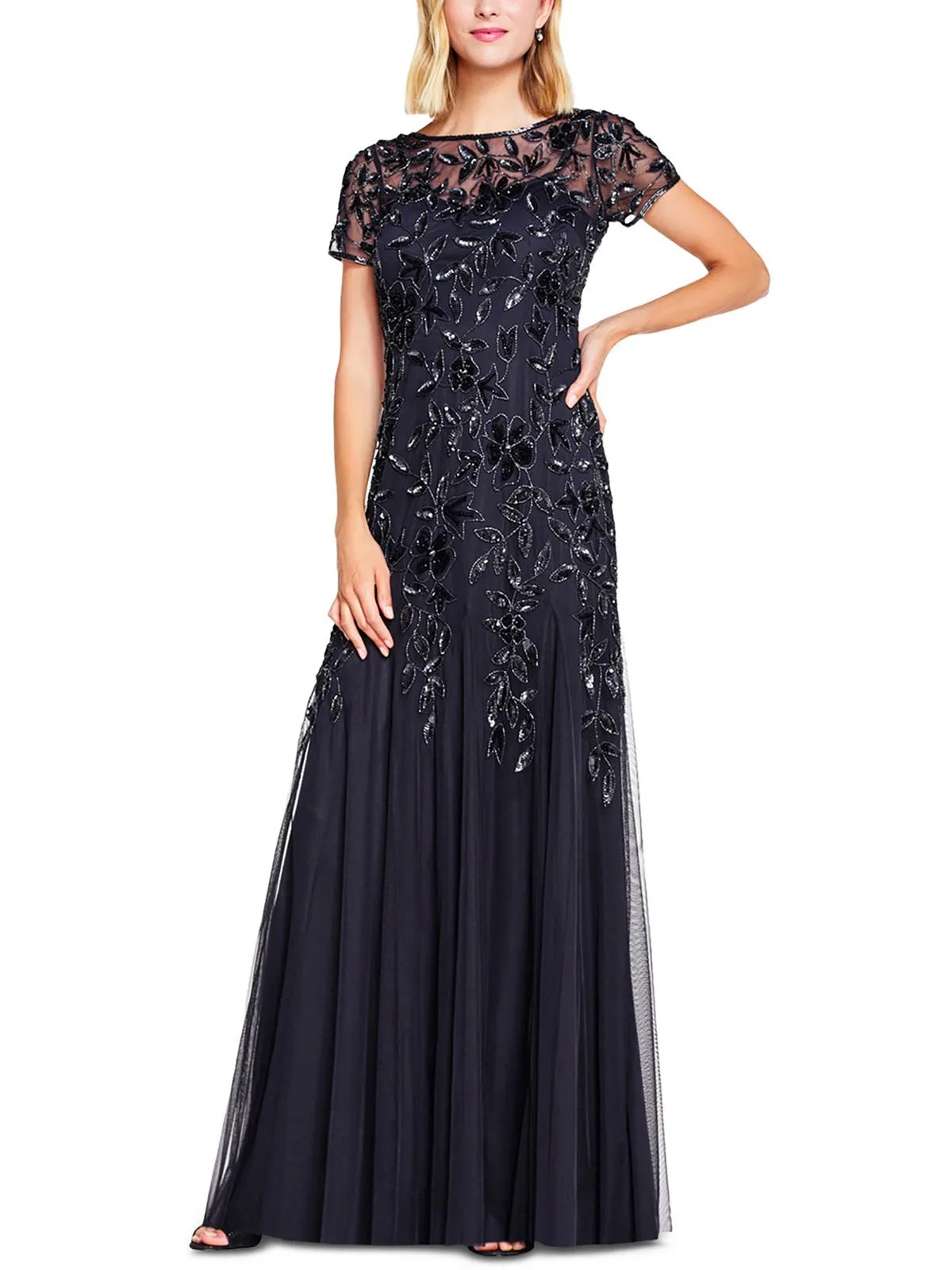 Exclusive Womens Embellished Maxi Evening Dress  Stylish & Comfortable