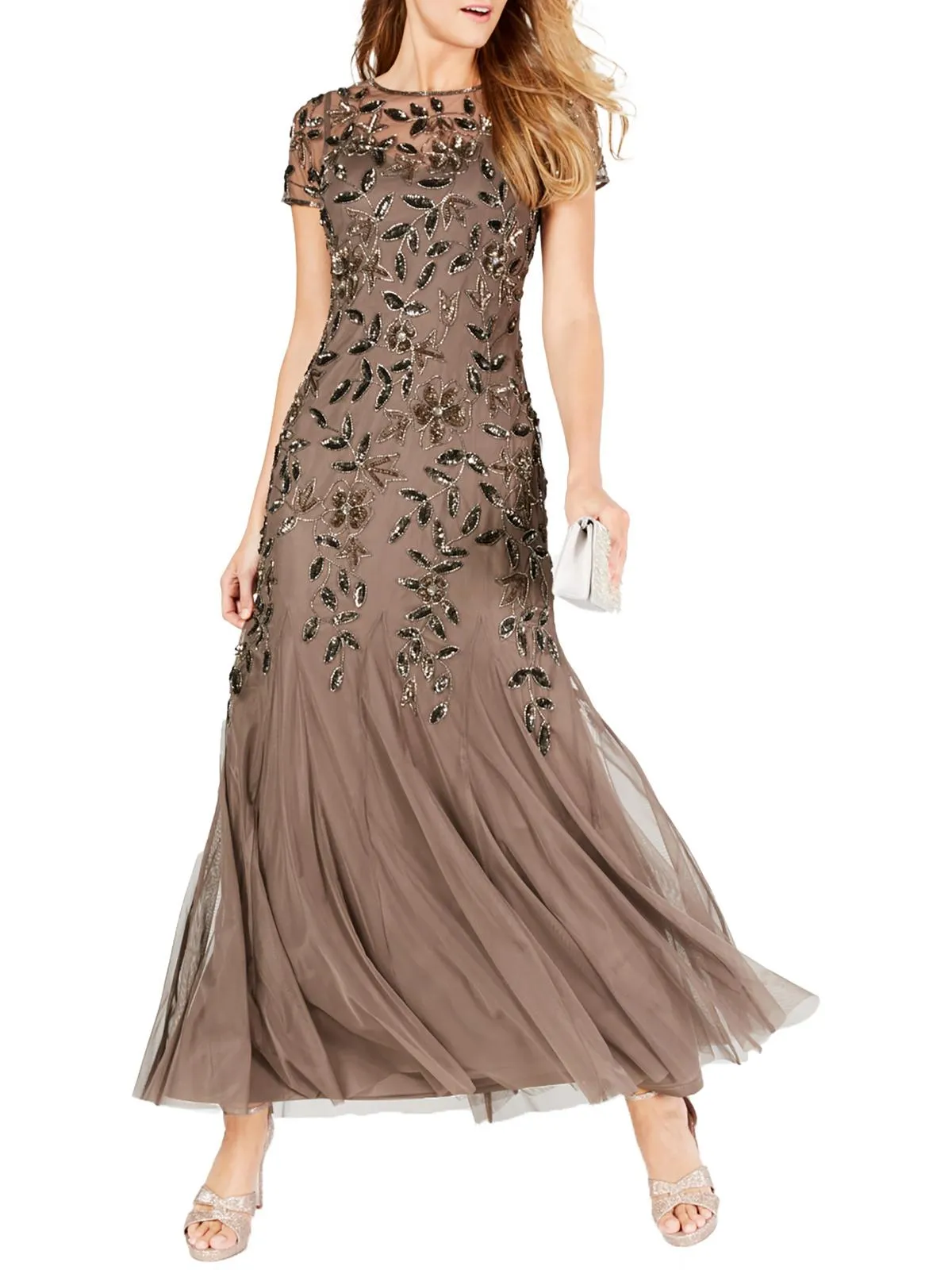 Exclusive Womens Embellished Maxi Evening Dress  Stylish & Comfortable