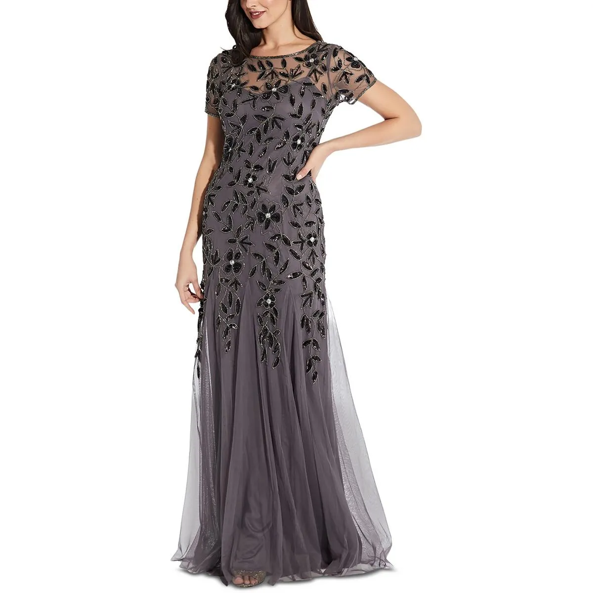 Exclusive Womens Embellished Maxi Evening Dress  Stylish & Comfortable