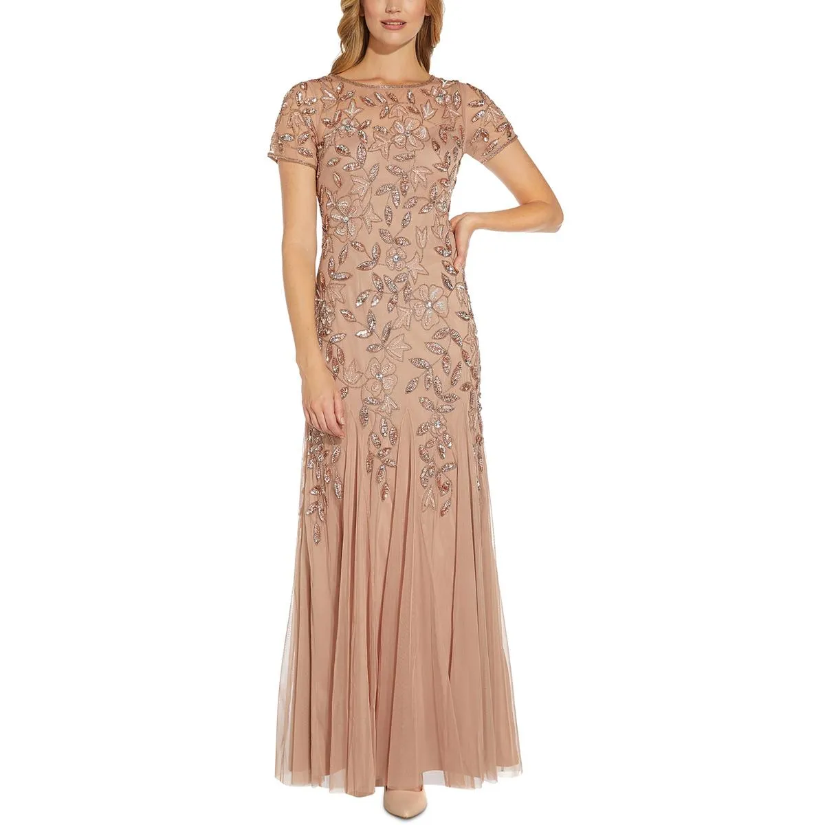 Exclusive Womens Embellished Maxi Evening Dress  Stylish & Comfortable