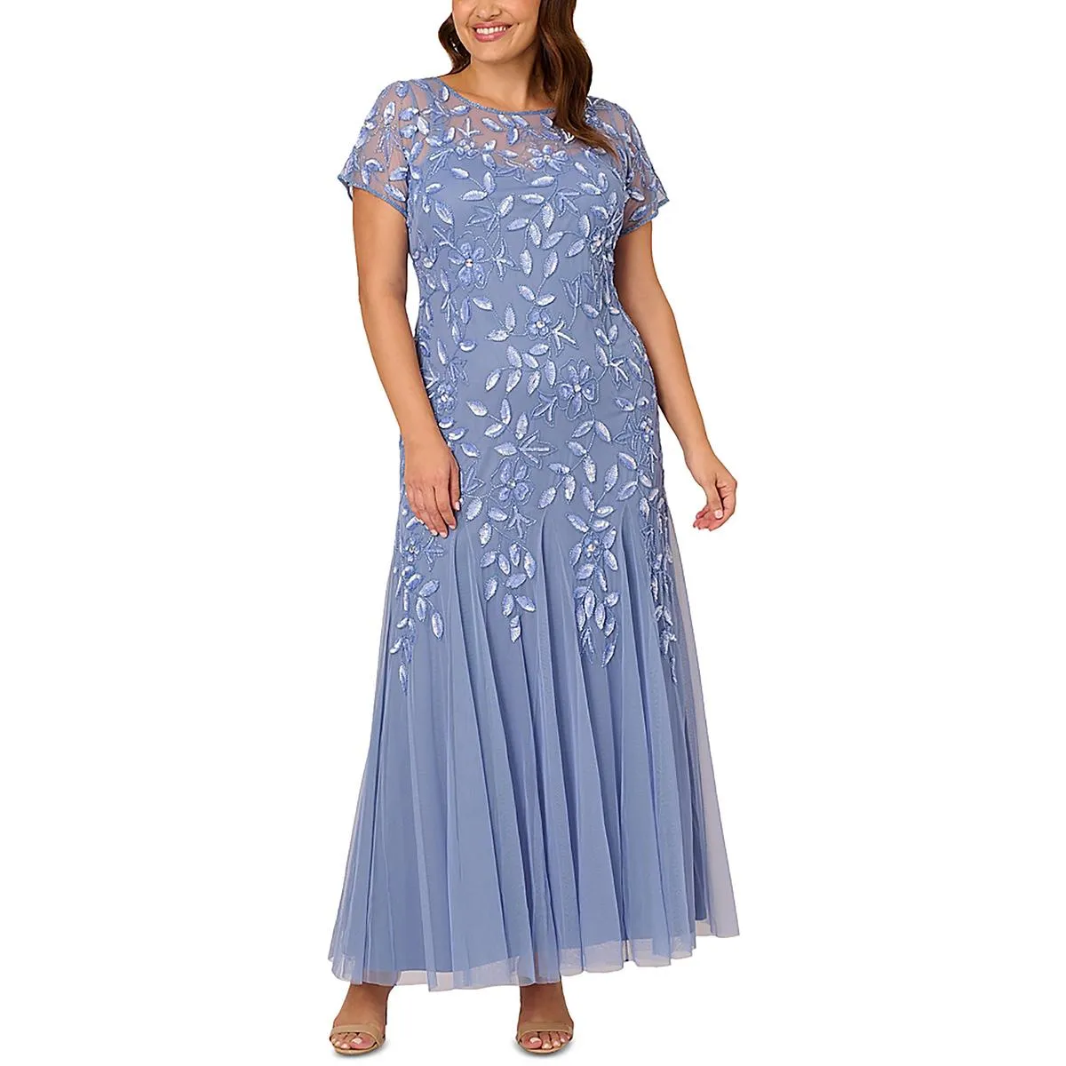 Exclusive Womens Embellished Maxi Evening Dress  Stylish & Comfortable