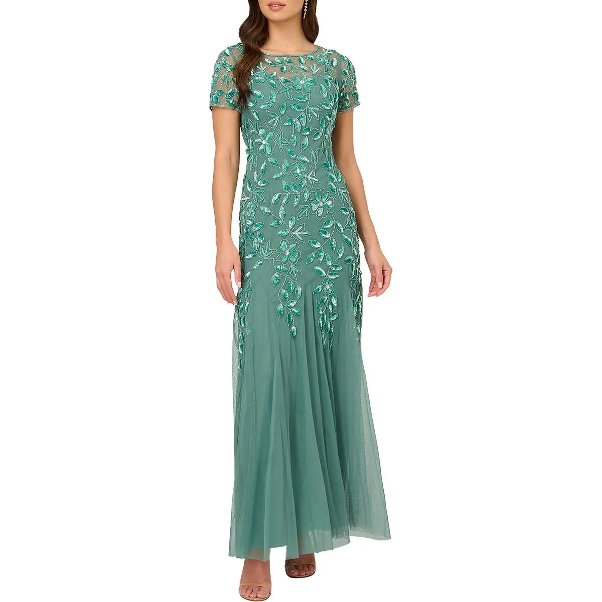 Exclusive Womens Embellished Maxi Evening Dress  Stylish & Comfortable
