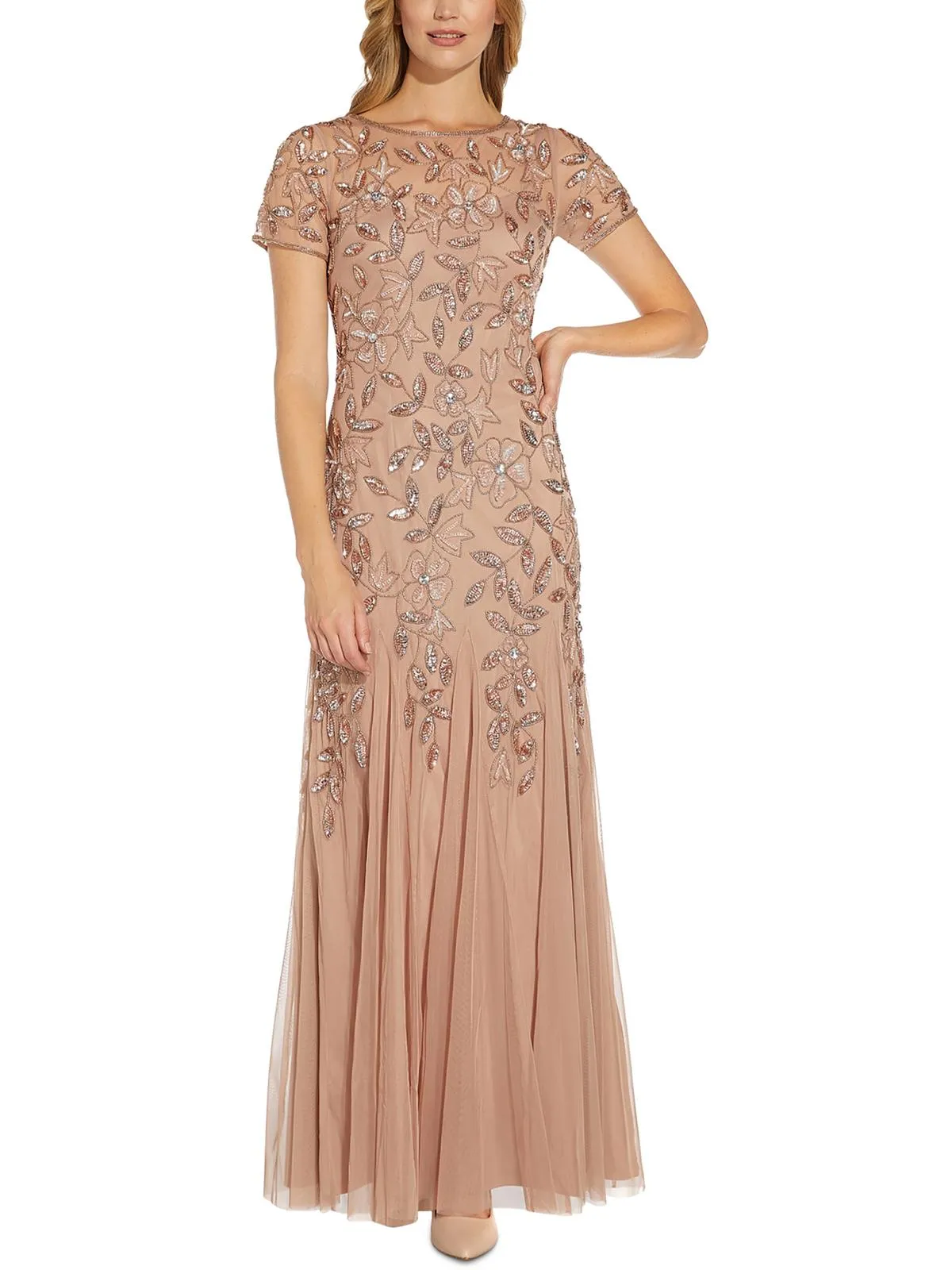 Exclusive Womens Embellished Maxi Evening Dress  Stylish & Comfortable