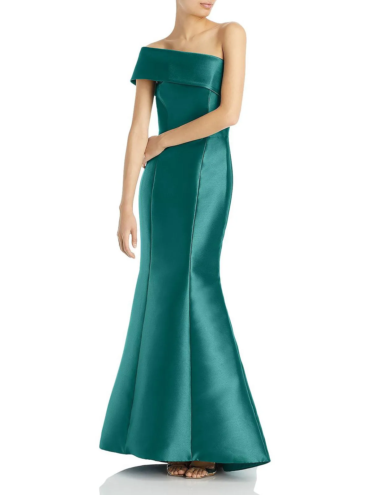 Exclusive Womens Satin Maxi Evening Dress  Dont Miss Out!