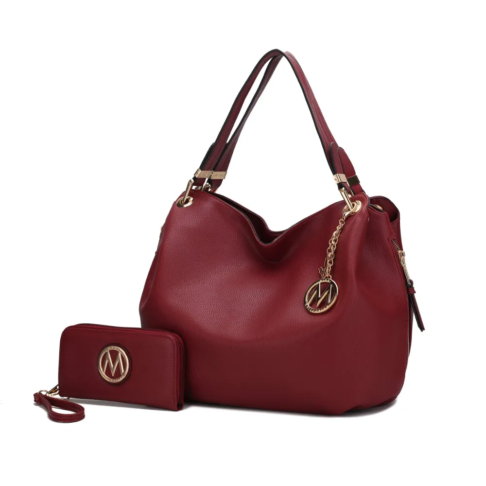 Fabienne Hobo Handbag with Wallet