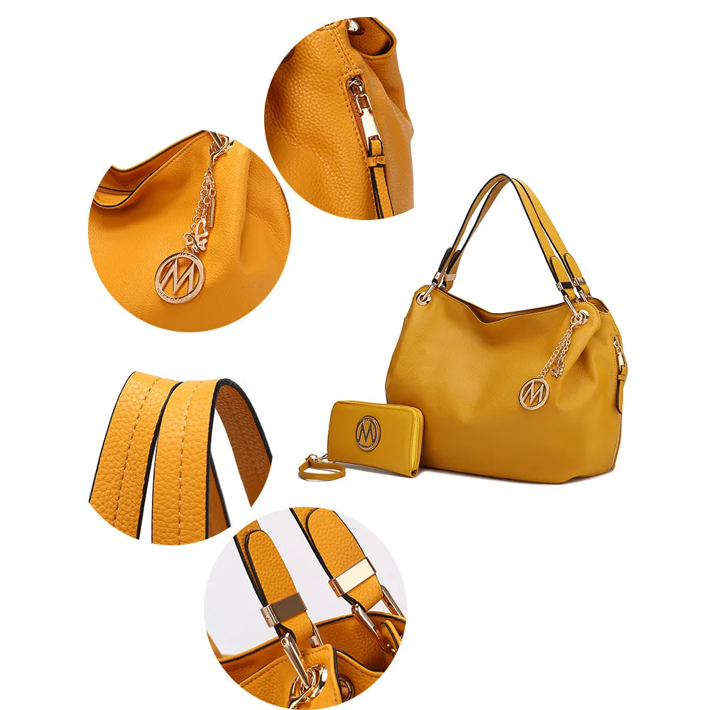 Fabienne Hobo Handbag with Wallet