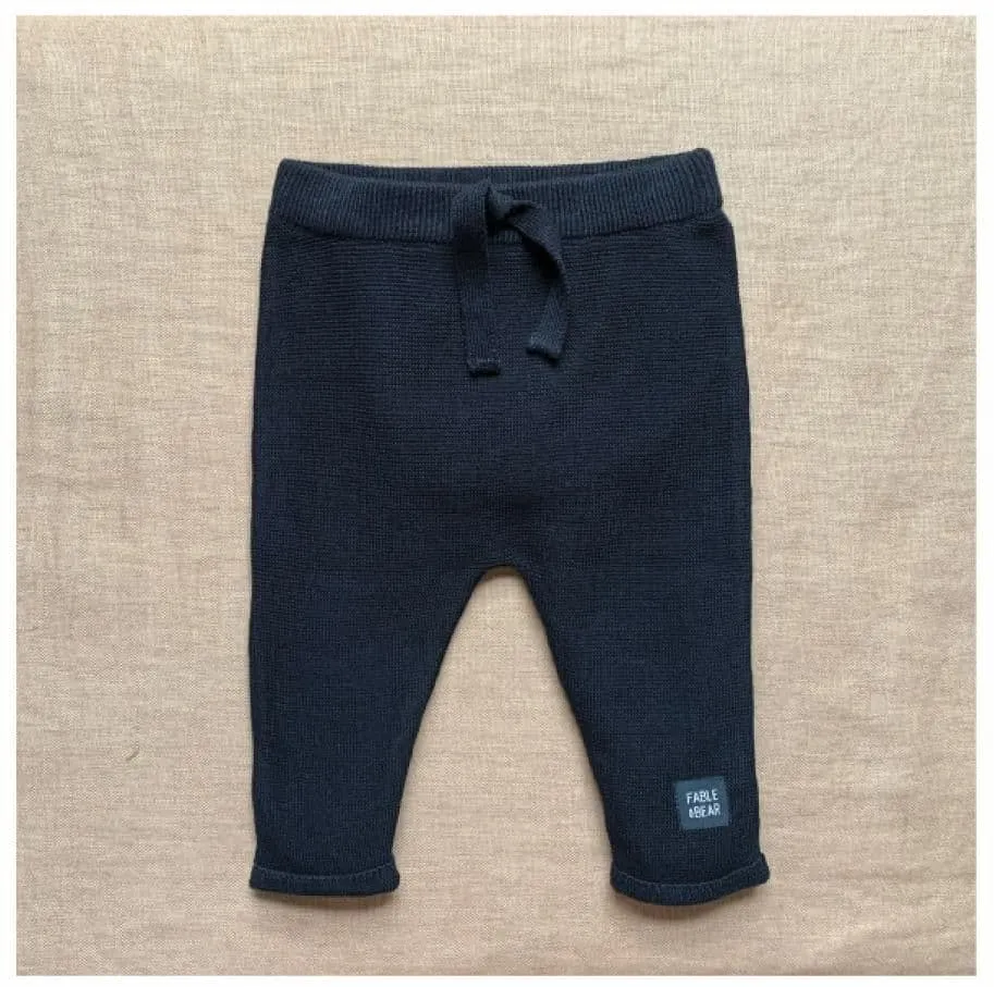 Fable & Bear Knit Jogger Black