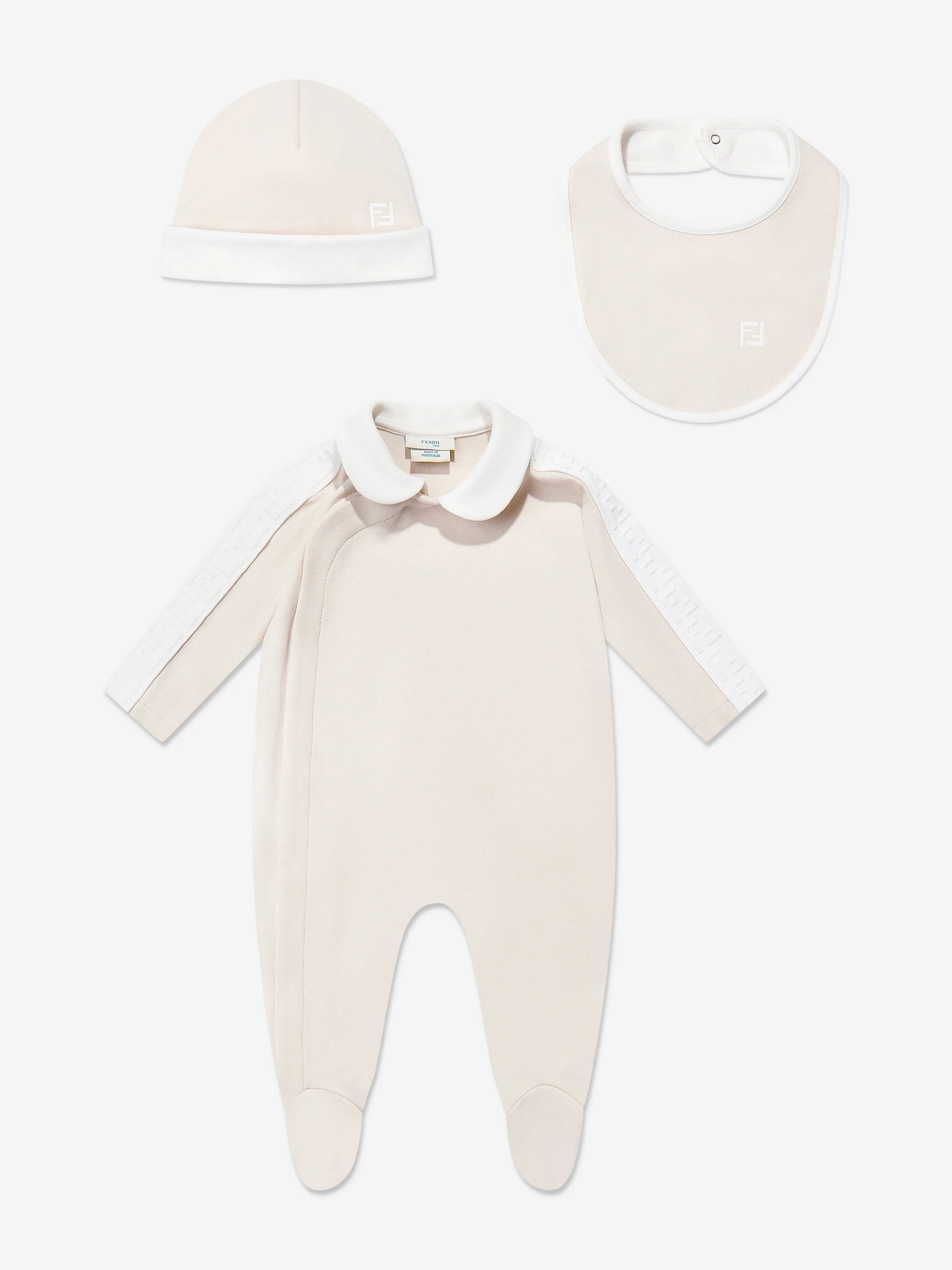 Fendi Baby Boys Babygrow Gift Set in Blue