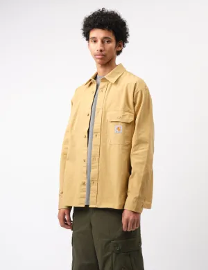 Final Few Carhartt-WIP Reno Over Shirt - Bourbon Brown  Going Fast!