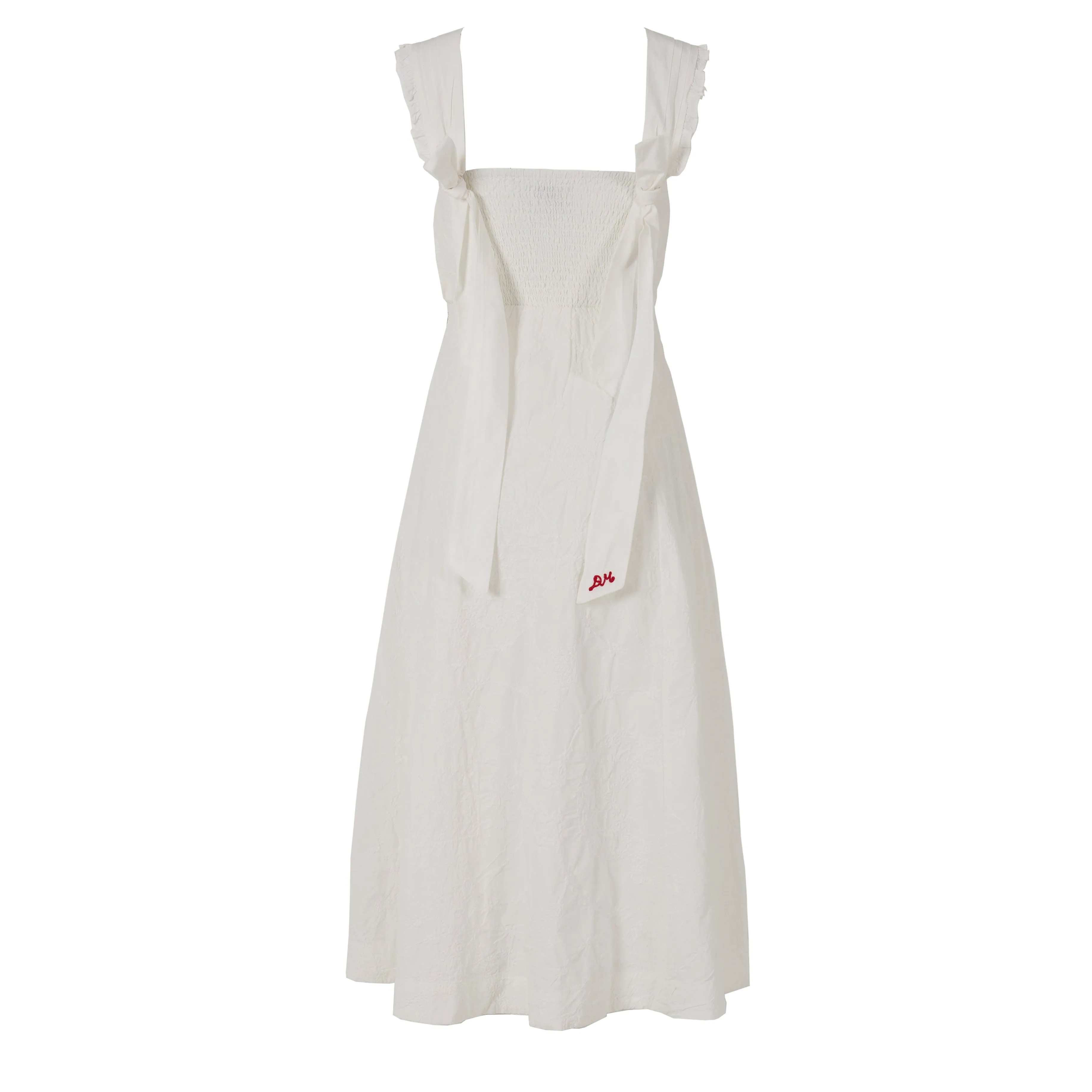 Final Few Damson Madder Fan Fan Midi Dress Patchwork Broderie  Today Only!