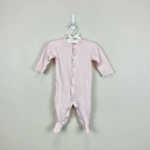 Final Few Kissy Kissy Pink Polka Dot Footie 6-9 Months  Going Fast!