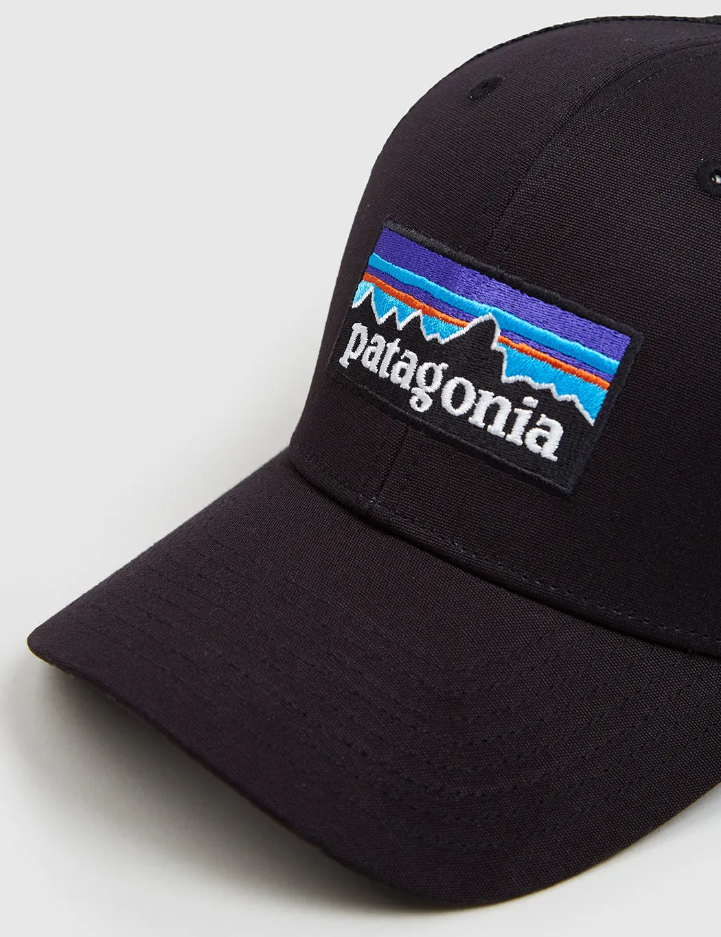 Final Few Patagonia P-6 Logo Trucker Hat - Black  Today Only!