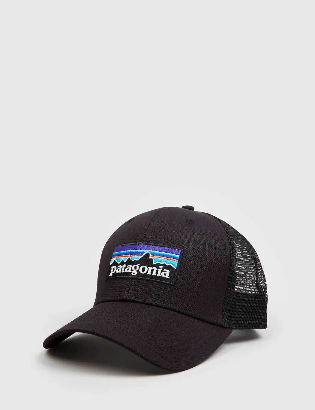 Final Few Patagonia P-6 Logo Trucker Hat - Black  Today Only!