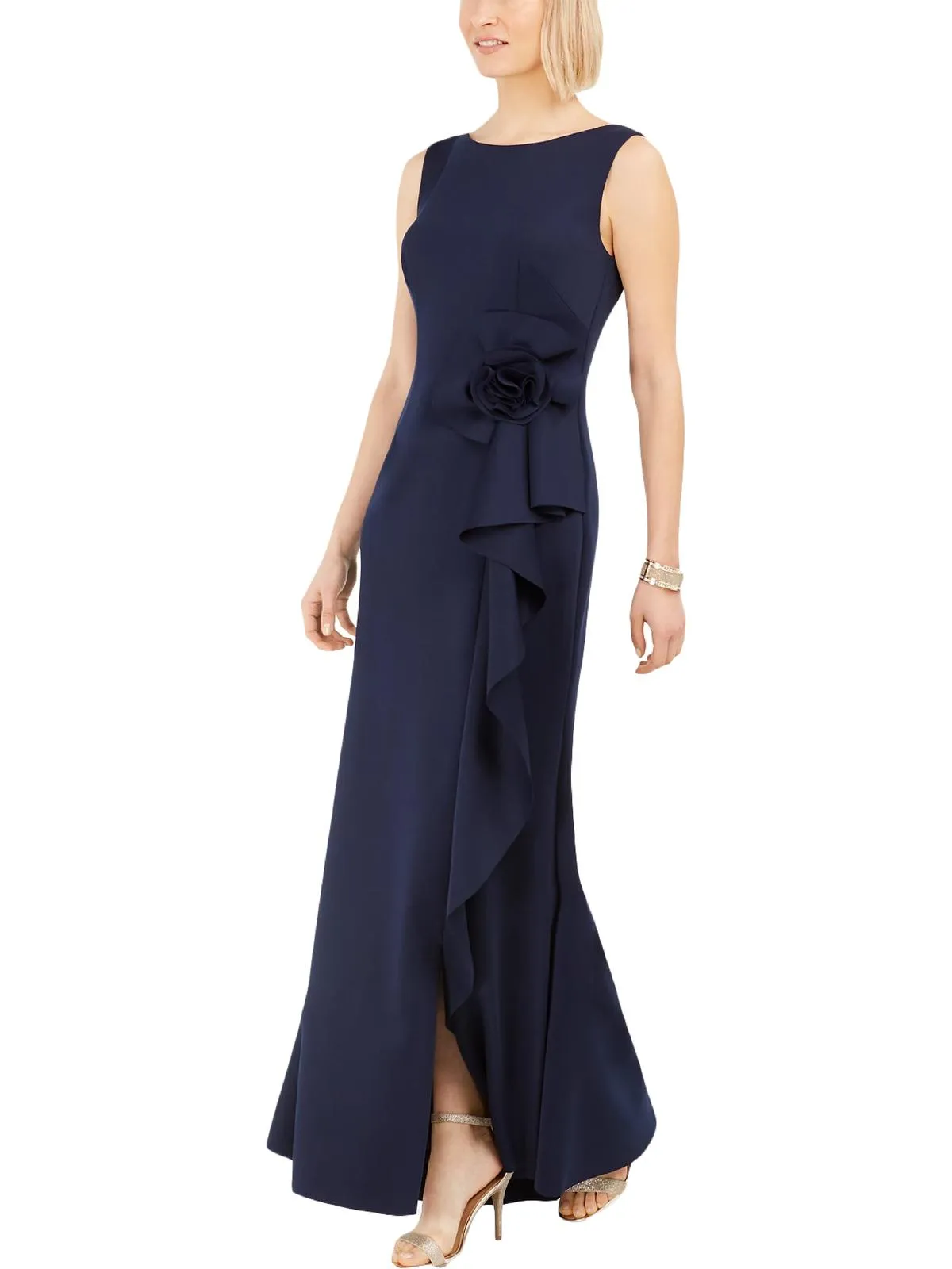 Final Few Petites Womens Ruffled Long Maxi Dress  Limited Release!