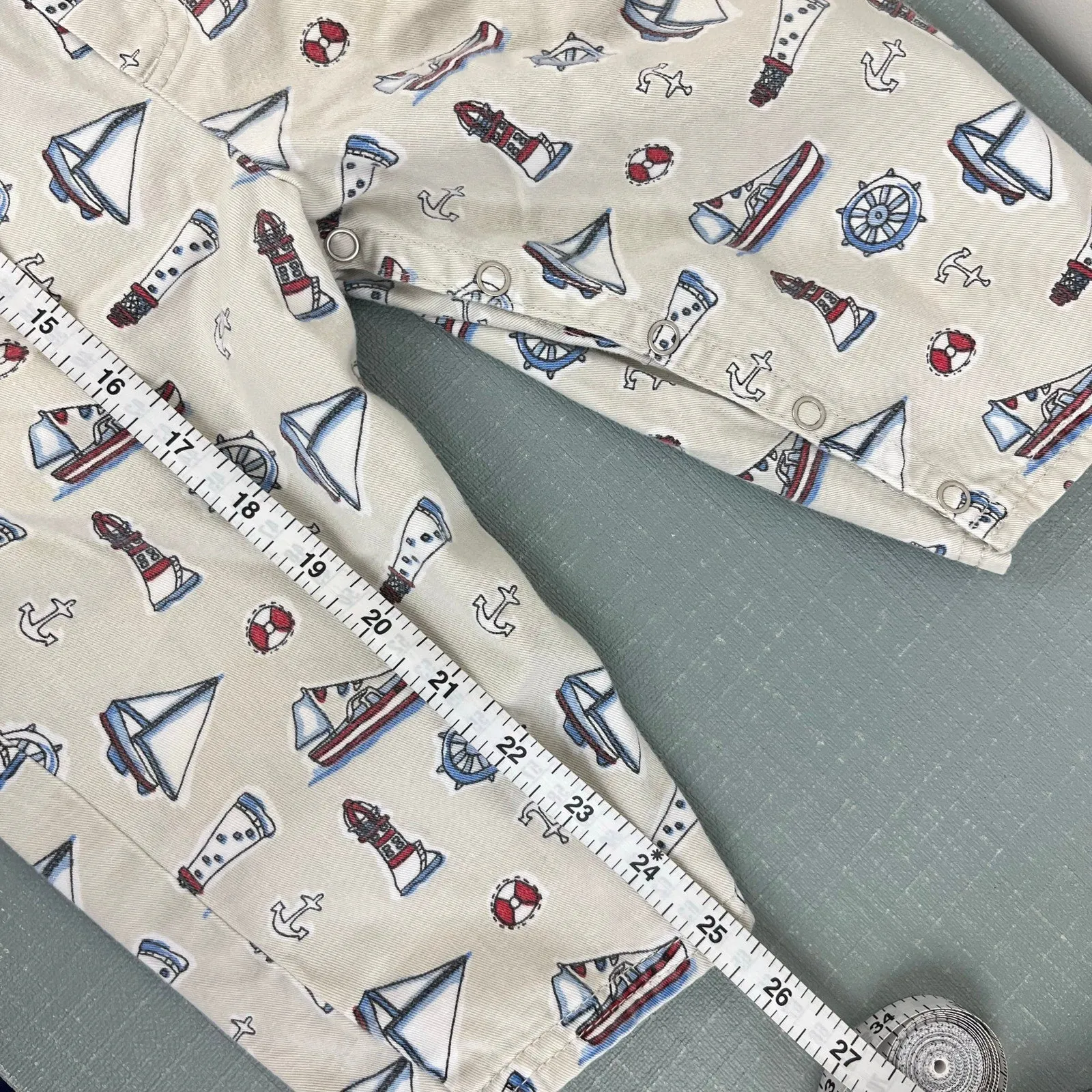 Final Few Vintage Gymboree Sailboat Overalls XS 18-24 Months  Almost Sold Out!