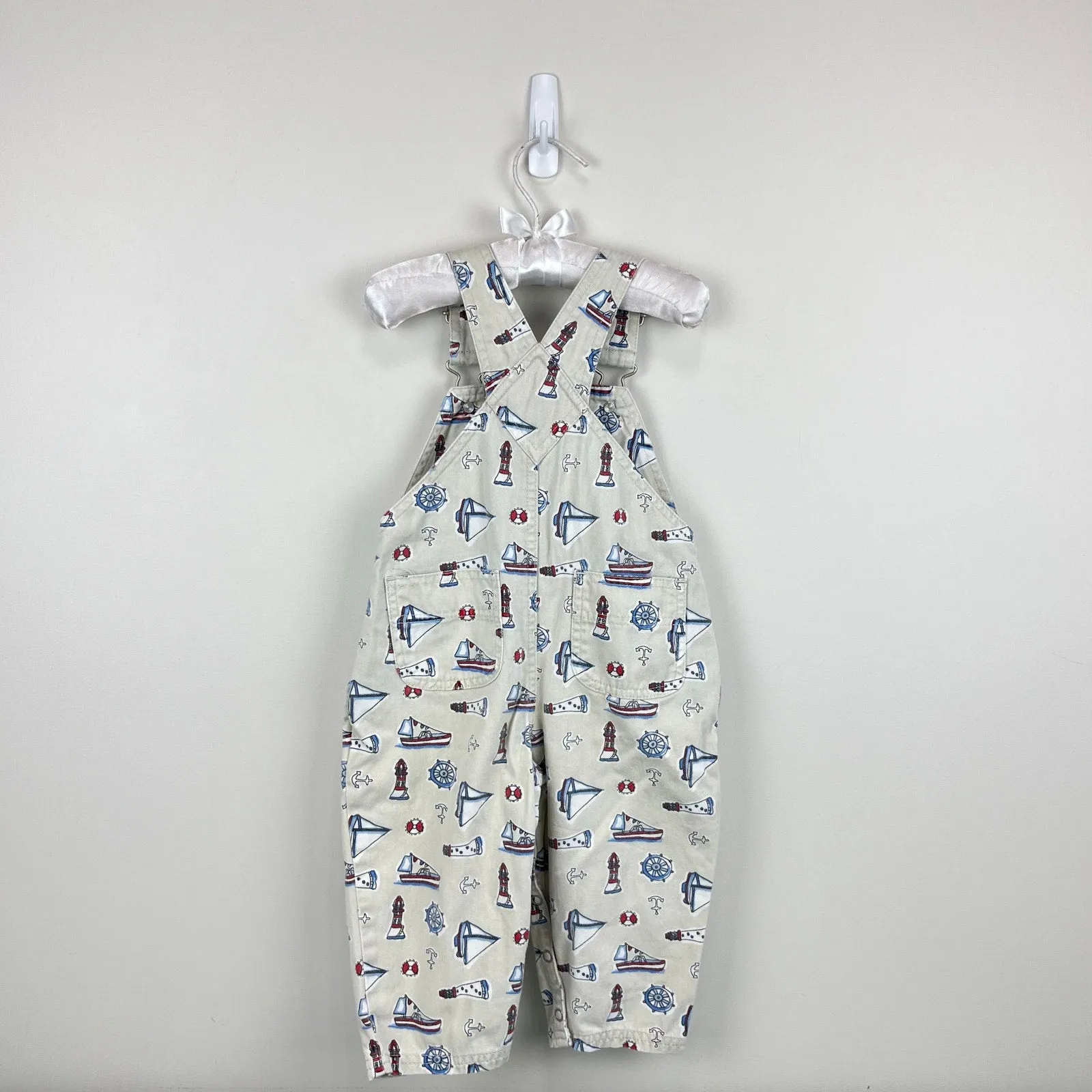 Final Few Vintage Gymboree Sailboat Overalls XS 18-24 Months  Almost Sold Out!