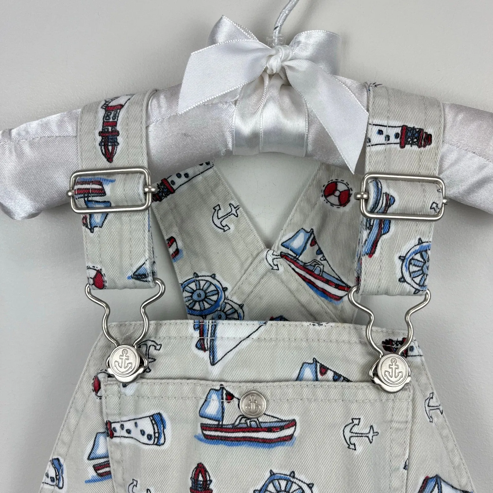 Final Few Vintage Gymboree Sailboat Overalls XS 18-24 Months  Almost Sold Out!