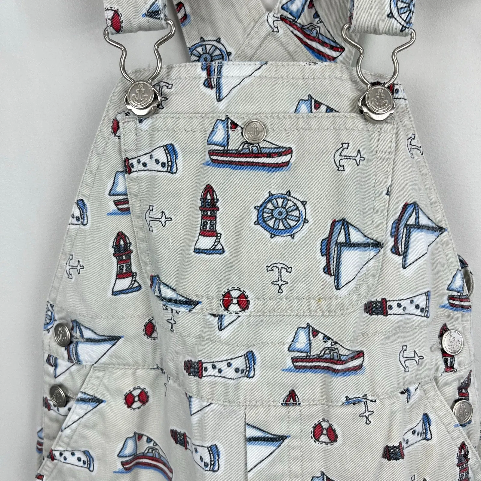 Final Few Vintage Gymboree Sailboat Overalls XS 18-24 Months  Almost Sold Out!