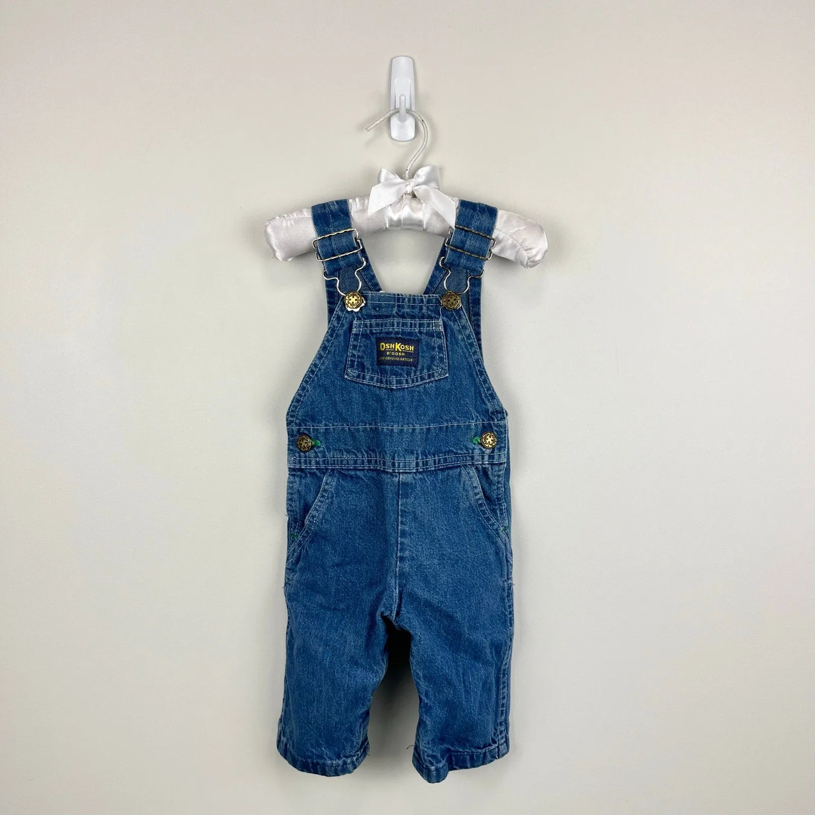 Final Few Vintage OshKosh B'gosh Blue Jean Overalls 9 months USA  Dont Miss Out!