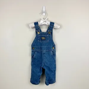 Final Few Vintage OshKosh B'gosh Blue Jean Overalls 9 months USA  Dont Miss Out!