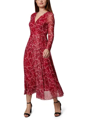Final Few Womens Printed Maxi Wrap Dress  Going Fast!