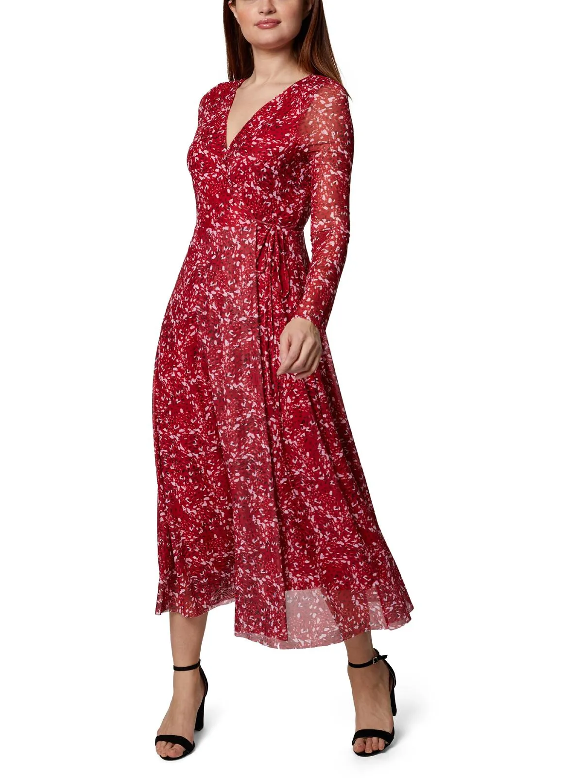 Final Few Womens Printed Maxi Wrap Dress  Going Fast!