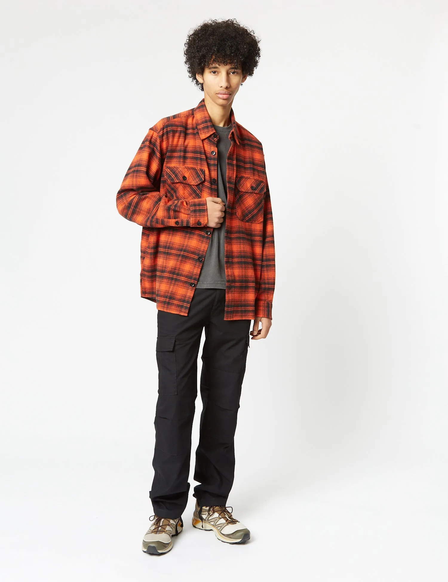 Flash Sale Carhartt-WIP Krenz Long Sleeve Shirt - Brick Red  Limited Stock!