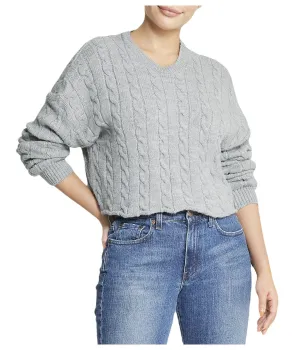 Flash Sale! Cropped Boxy Cable Knit Sweater  Almost Sold Out!