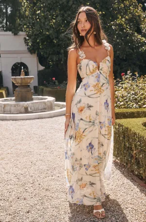 Flash Sale Emese Floral Pleated Maxi Dress  Limited Availability!