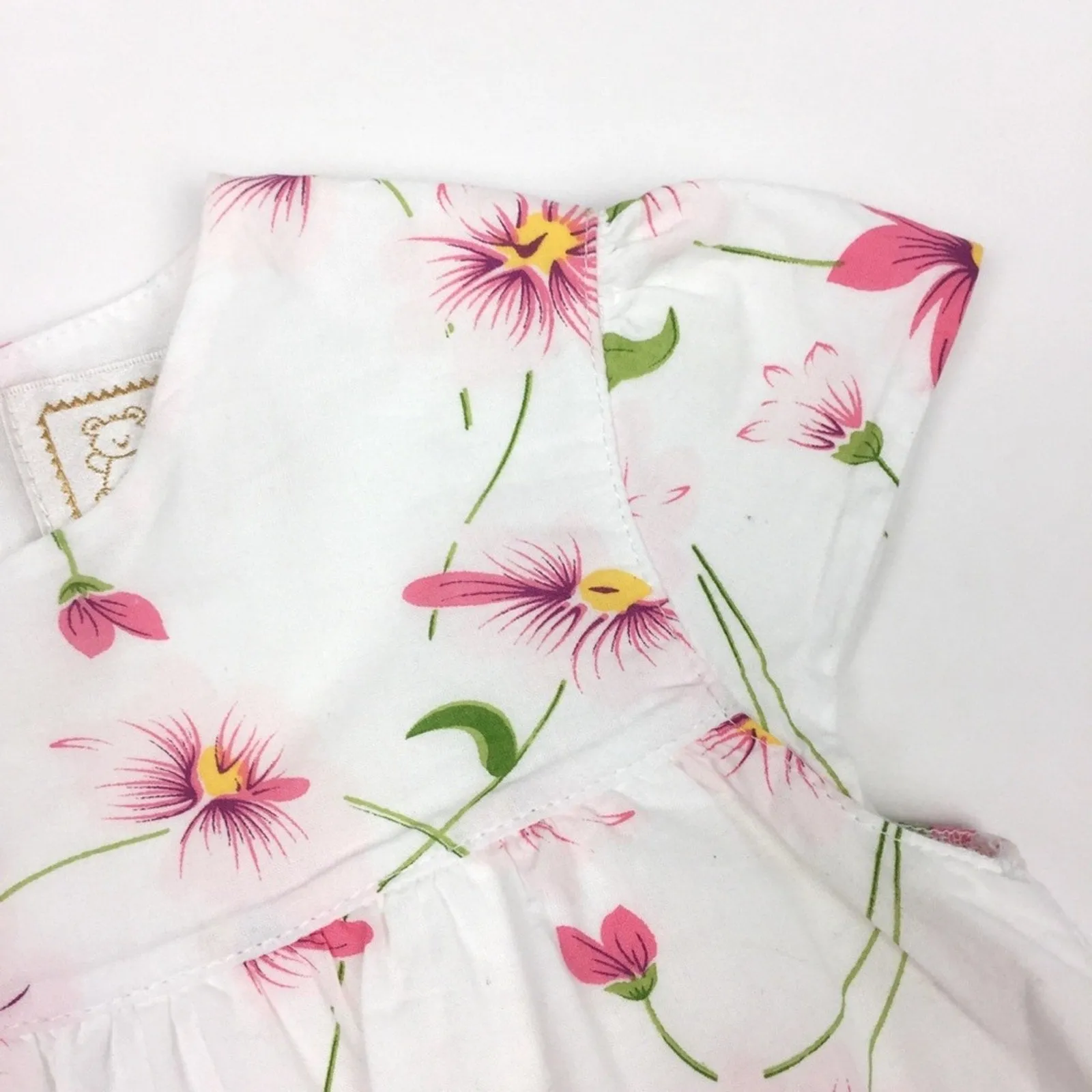 Flash Sale! Emile et Rose White Pink Floral Dress 12 Months  Almost Gone!
