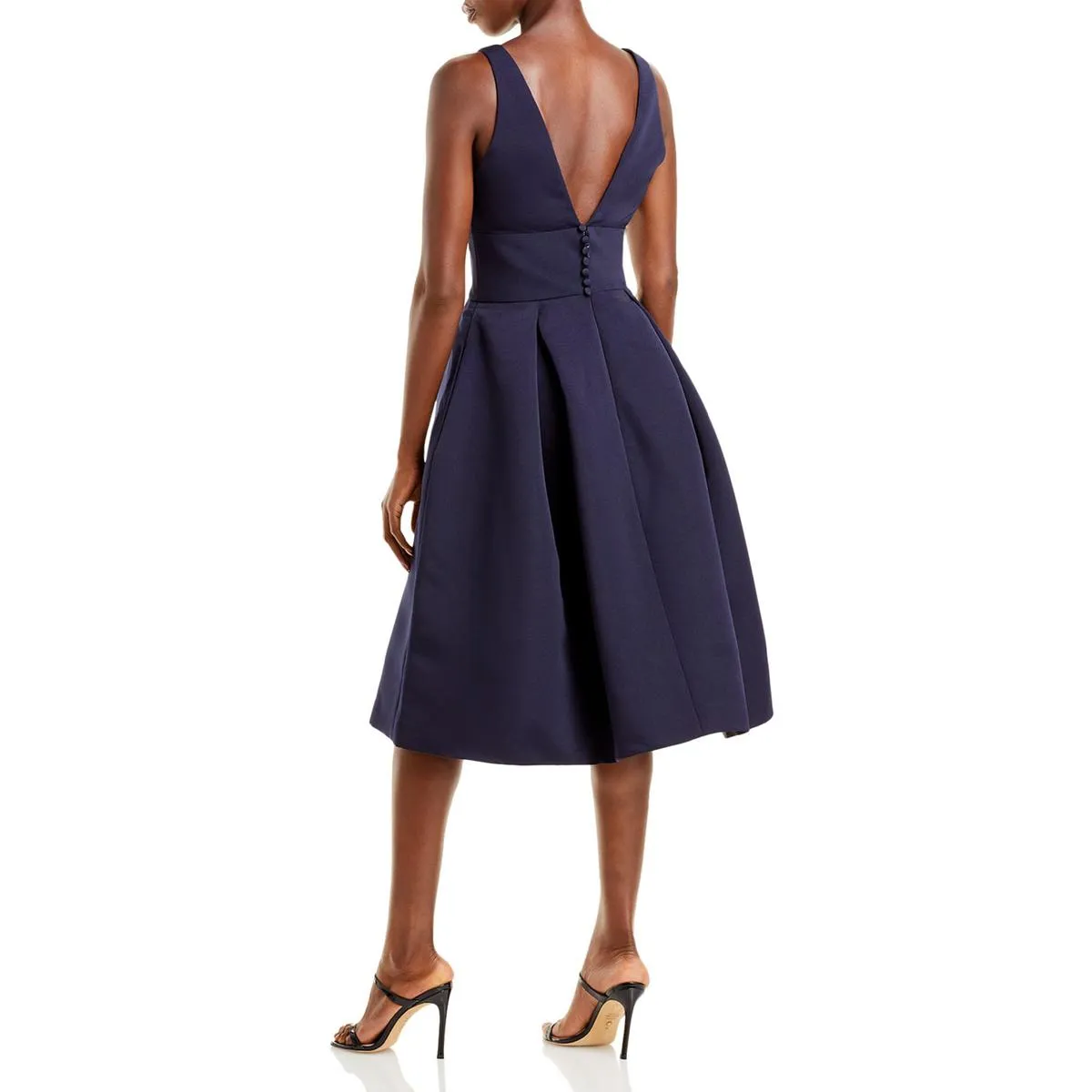 Flash Sale! Faille Womens Sleeveless Knee-Length Fit & Flare Dress  Limited Availability!