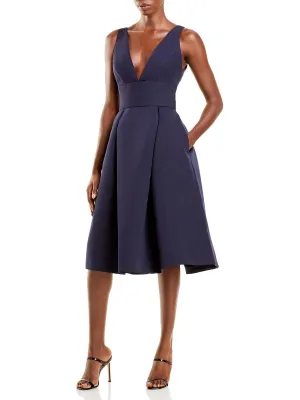 Flash Sale! Faille Womens Sleeveless Knee-Length Fit & Flare Dress  Limited Availability!