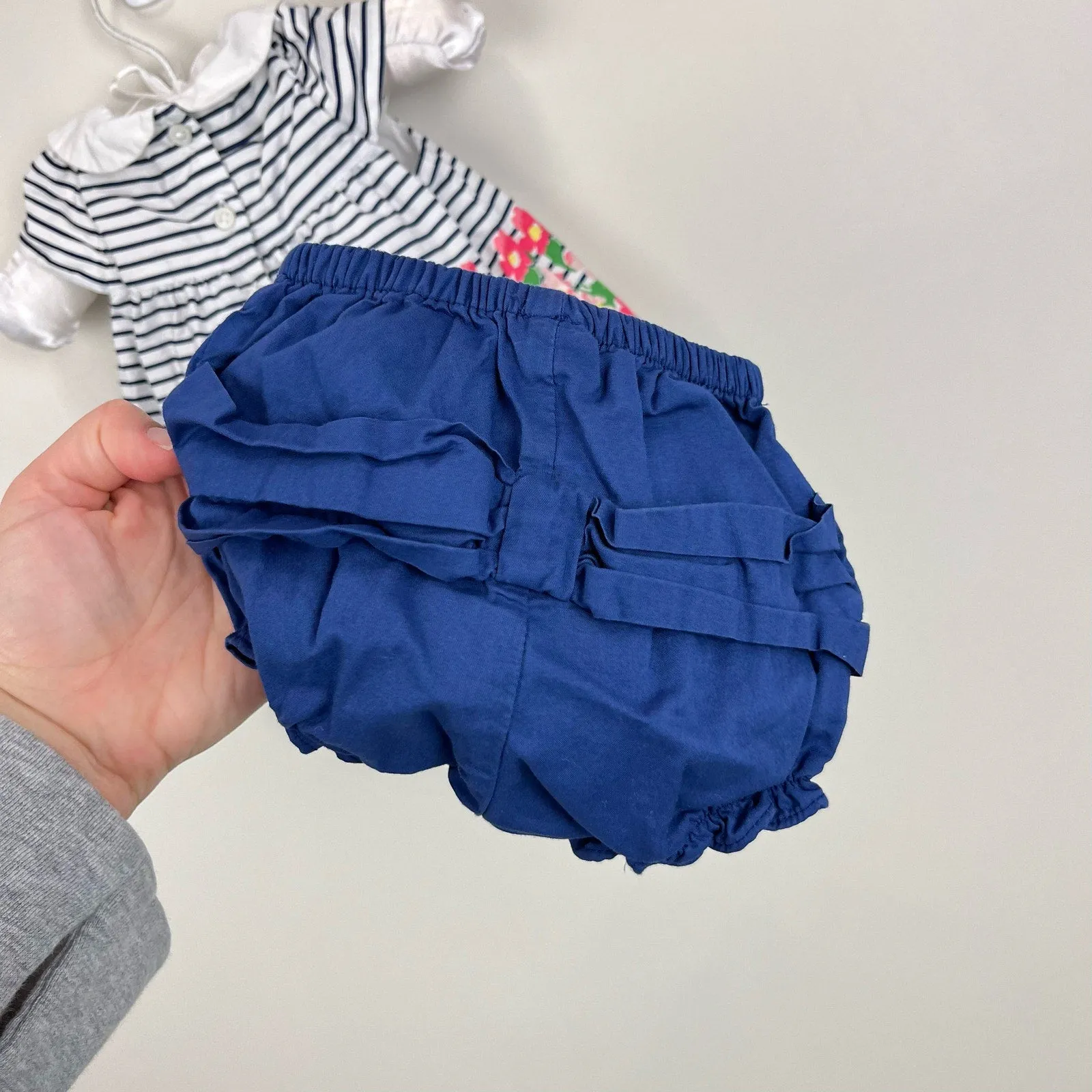 Flash Sale! Janie and Jack Navy Striped Floral Set 0-3 Months  Today Only!