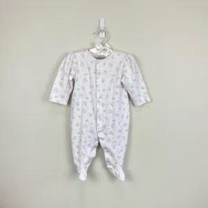 Flash Sale! Kissy Kissy White Pink Footie 6-9 Months  Limited Stock!