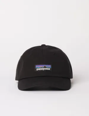 Flash Sale Patagonia P-6 Label Trad Cap - Black  Limited Release!