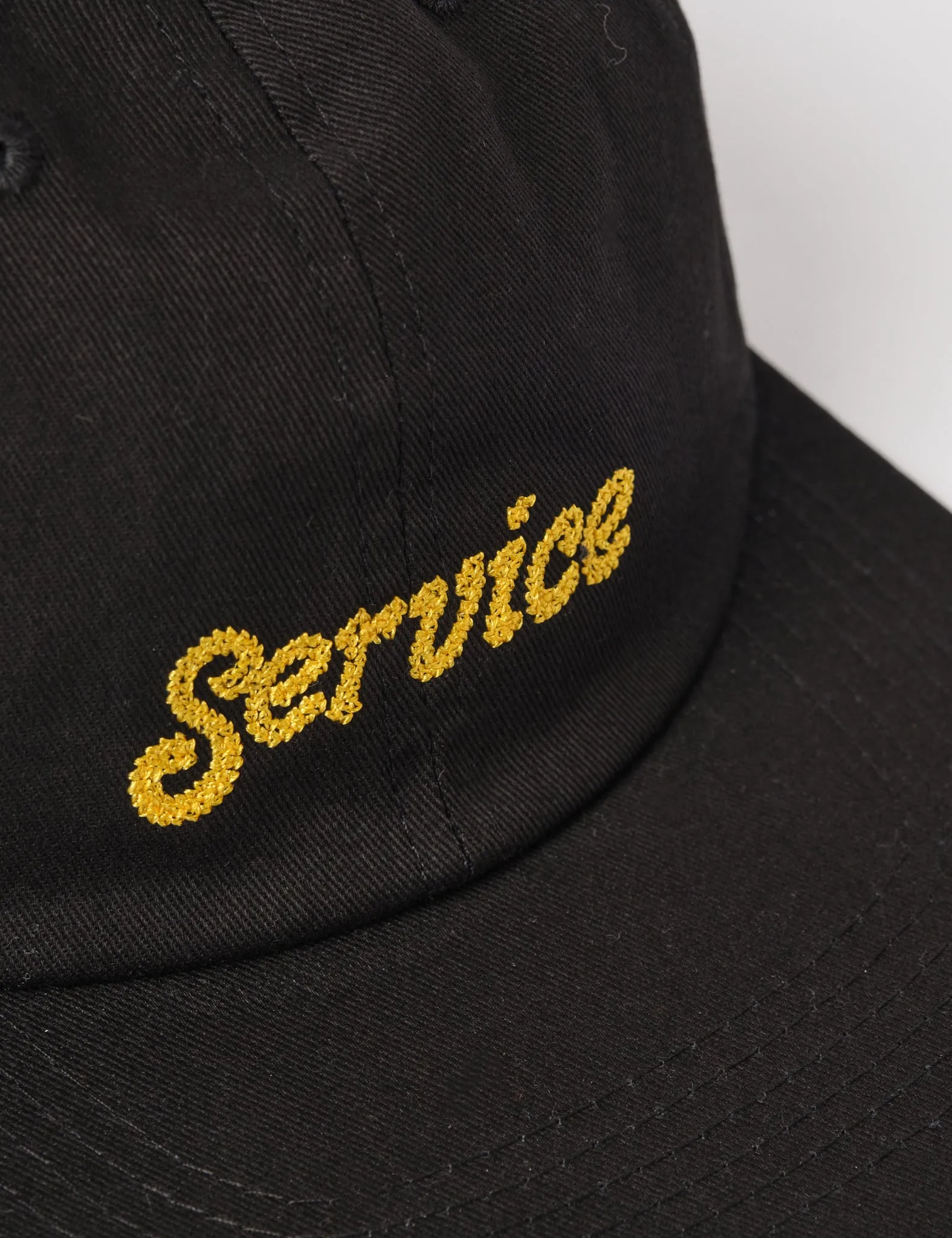 Flash Sale Service Works Chainstitch Cap - Black  Going Fast!