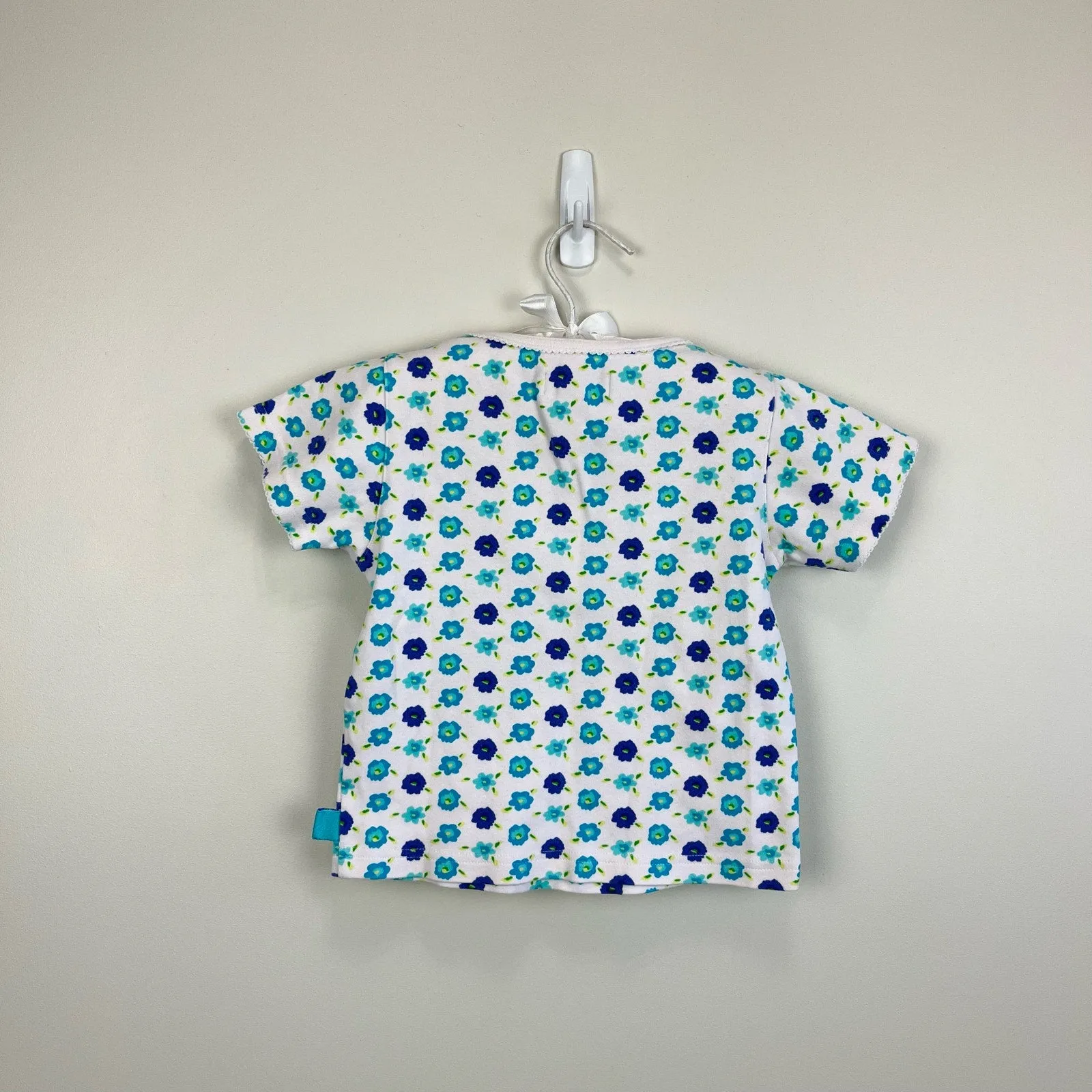 Flash Sale! Vintage Gymboree Blue Floral Shirt Medium 3T/4T  Limited Availability!