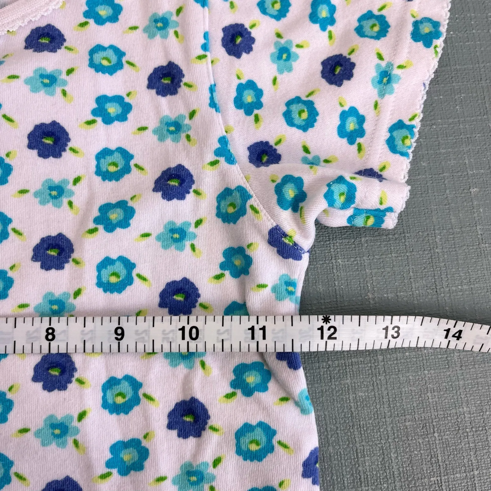 Flash Sale! Vintage Gymboree Blue Floral Shirt Medium 3T/4T  Limited Availability!