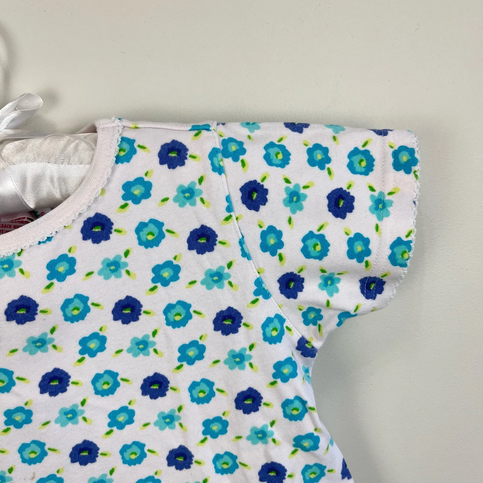 Flash Sale! Vintage Gymboree Blue Floral Shirt Medium 3T/4T  Limited Availability!