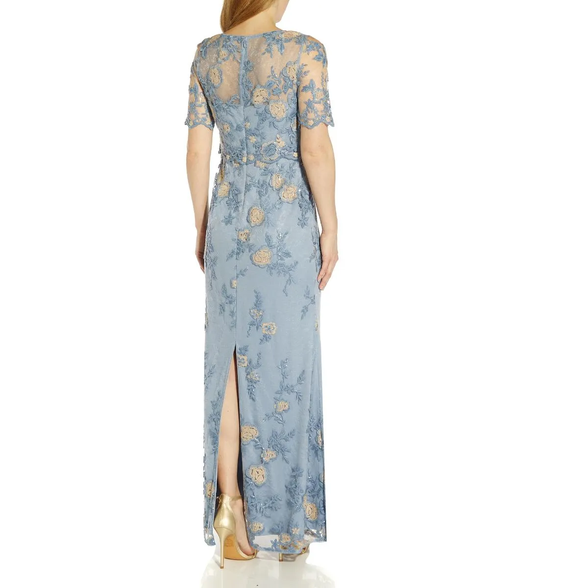 Flash Sale! Womens Embroidered Popover Evening Dress  Limited Stock!