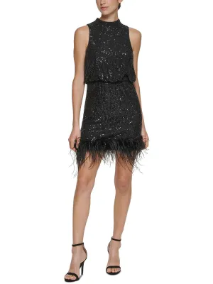 Flash Sale! Womens Sequined Mini Cocktail and Party Dress  Last Chance!