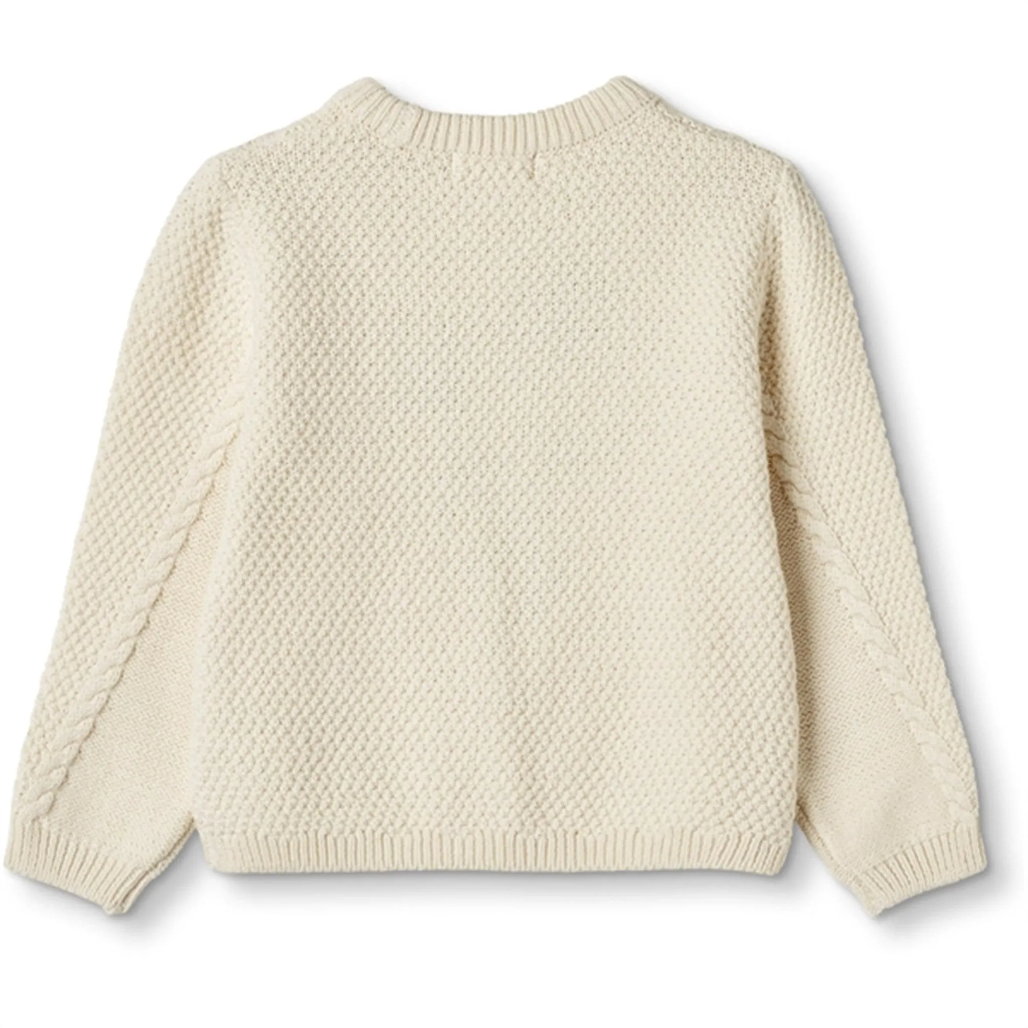 Fliink Sandshell Flower Embroidered Pullover