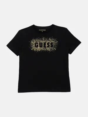 Frank Rhinestone Logo Tee (7-16)